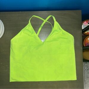 Lime Green Strappy Women's Top